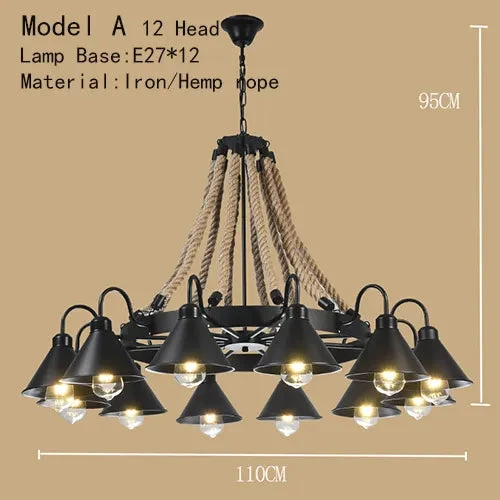 American Coffee Shop Chandelier