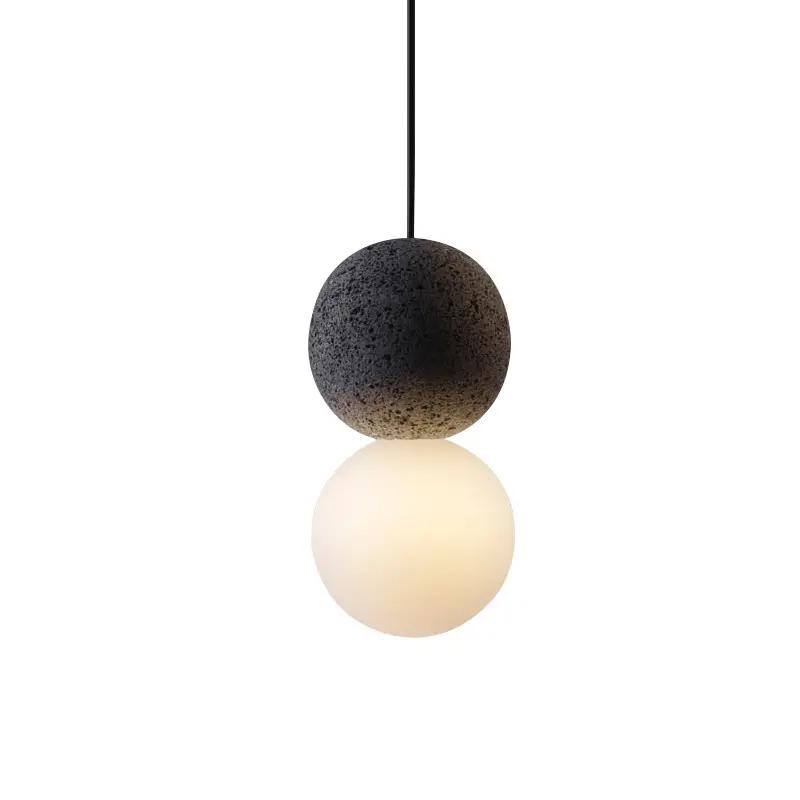 Nordic personality restaurant bar small chandelier terrazzo cement bedroom bedside dining clothing store chandelier