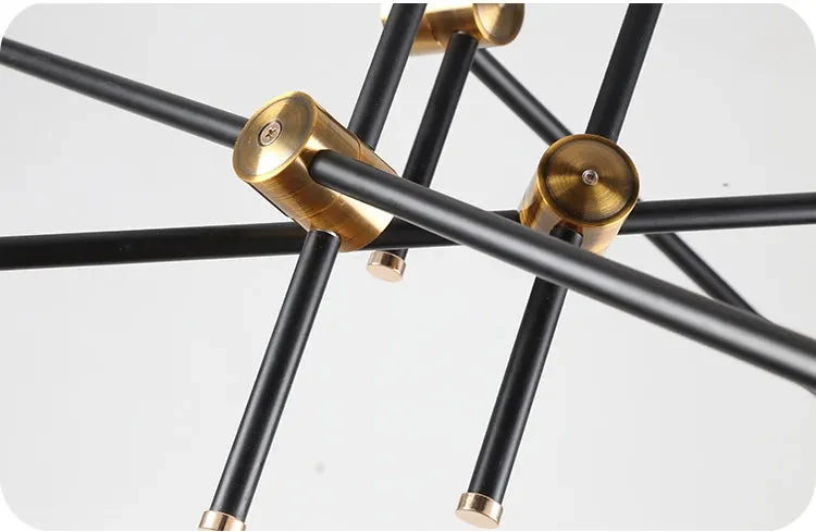 Magic Bean Molecular Glass Chandelier Postmodern Simple Nordic Creative Atmospheric Molecular Living Room Lamp