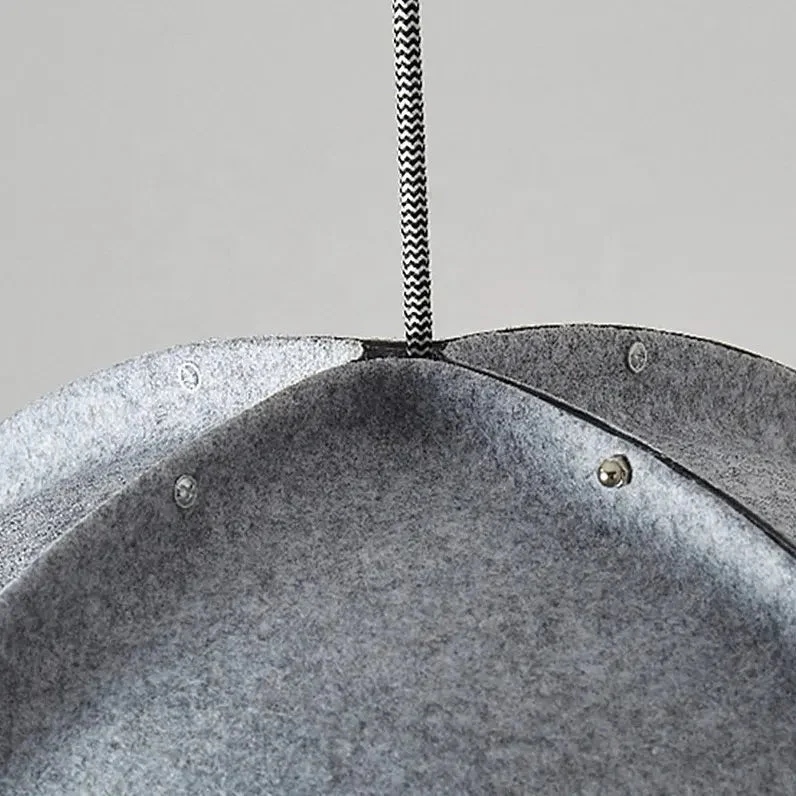 Acoustic lighting felt modern minimalist chandelier