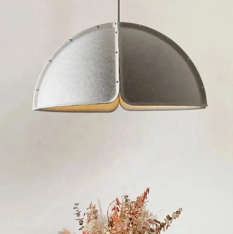 Acoustic lighting felt modern minimalist chandelier