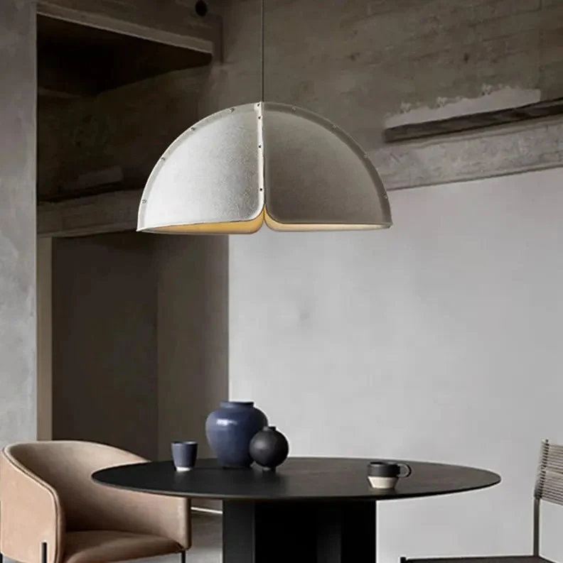 Acoustic lighting felt modern minimalist chandelier