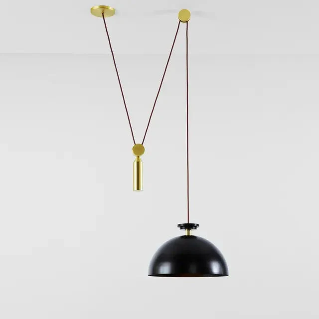 Modern Pulley DIY Combine Metal Pendant lights Kitchen Adjustable Italian Designer Dinning Room Decor LED Pendant Light