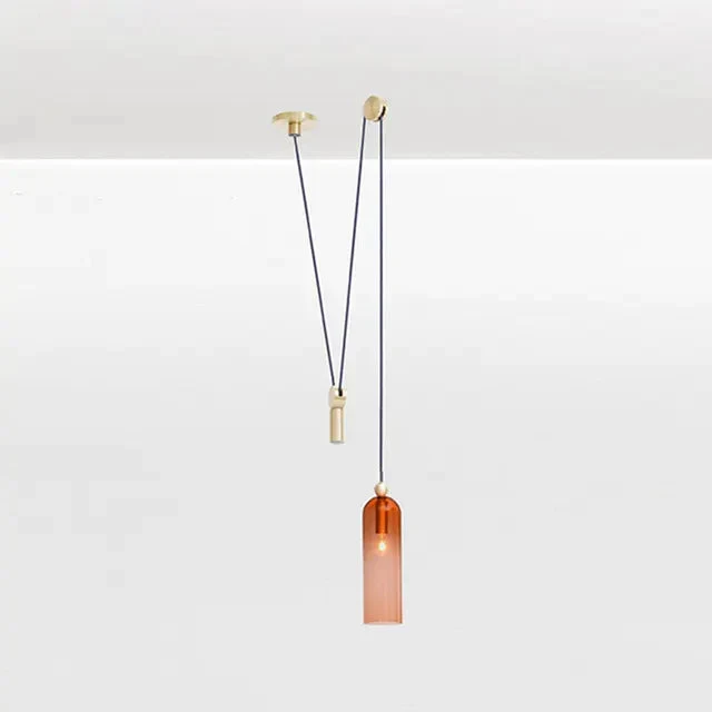 Modern Pulley DIY Combine Metal Pendant lights Kitchen Adjustable Italian Designer Dinning Room Decor LED Pendant Light