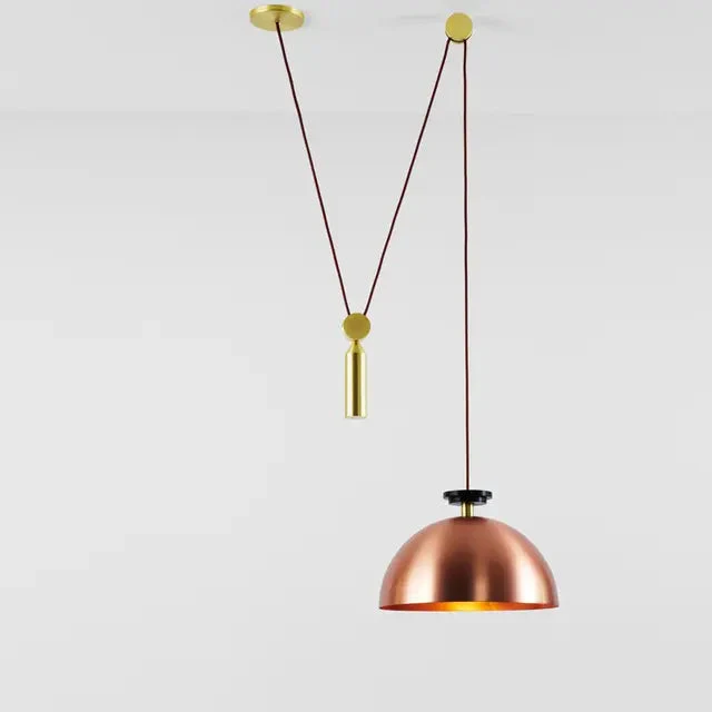 Modern Pulley DIY Combine Metal Pendant lights Kitchen Adjustable Italian Designer Dinning Room Decor LED Pendant Light