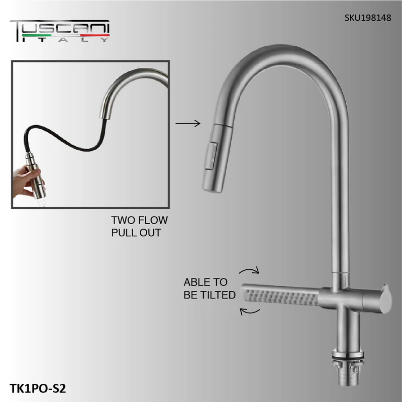 Tuscani TK1PO-S2 COLD KITCHEN TAP