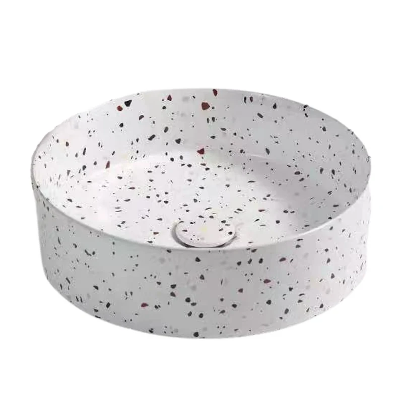 Round Coloured Basins | TBY1054 - Deck Mounted Designer Basin