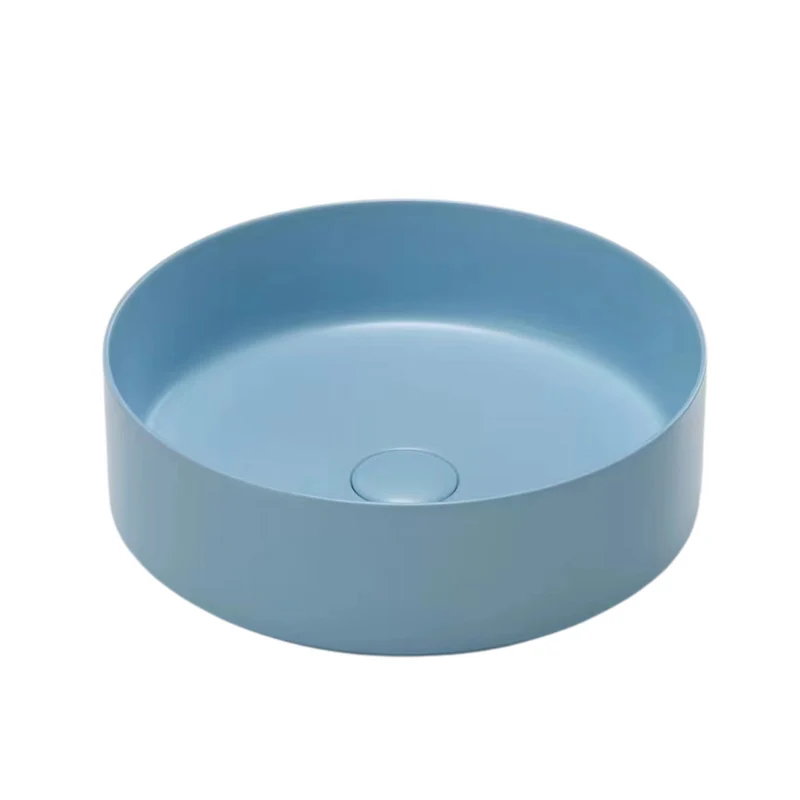 Round Coloured Basins | TBY1054 - Deck Mounted Designer Basin