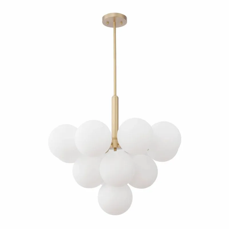 Modern Copper Luxury G9 Led Chandelier Bedroom Glass Globe Led Chandelier Lighting Led Hanging Lamp Suspend Lamp