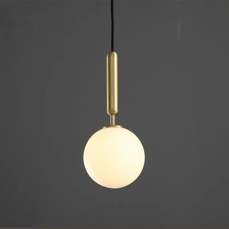Modern Copper Luxury G9 Led Chandelier Bedroom Glass Globe Led Chandelier Lighting Led Hanging Lamp Suspend Lamp