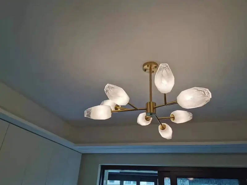 Nordic living room chandelier atmospheric magic bean molecular lamp modern minimalist living room bedroom creative glass lamps