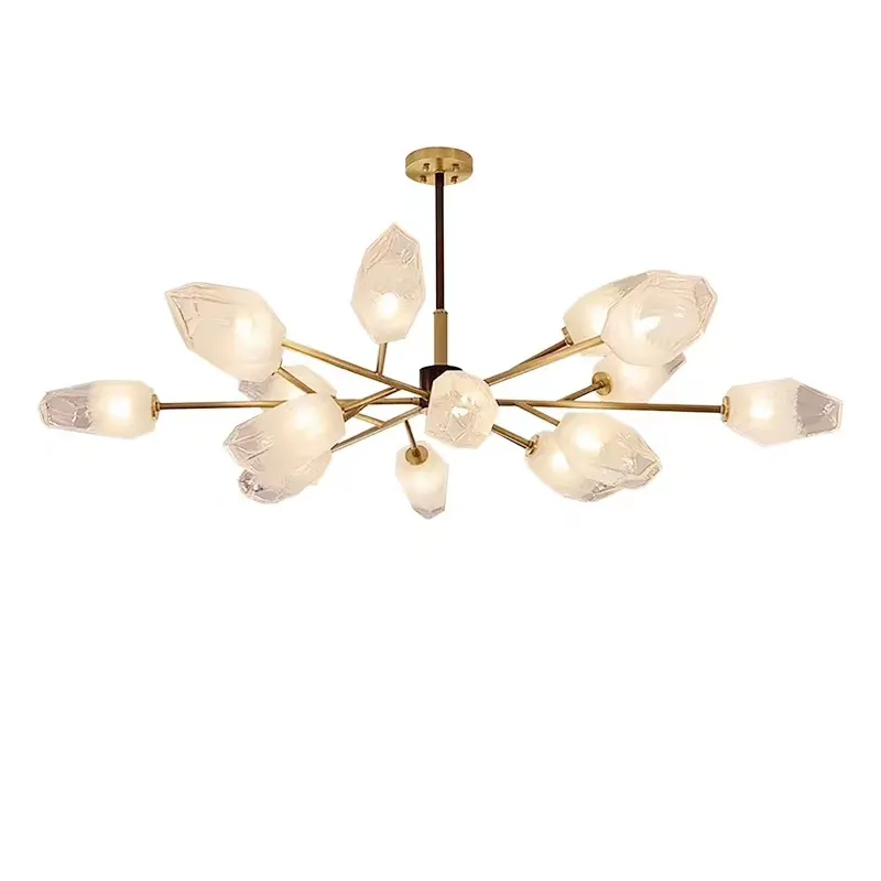 Nordic living room chandelier atmospheric magic bean molecular lamp modern minimalist living room bedroom creative glass lamps