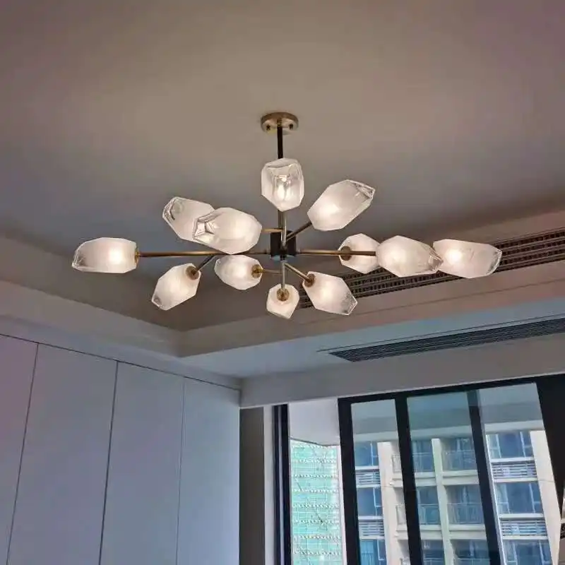 Nordic living room chandelier atmospheric magic bean molecular lamp modern minimalist living room bedroom creative glass lamps
