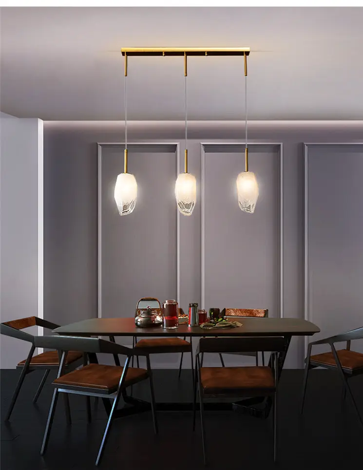 Nordic living room chandelier atmospheric magic bean molecular lamp modern minimalist living room bedroom creative glass lamps