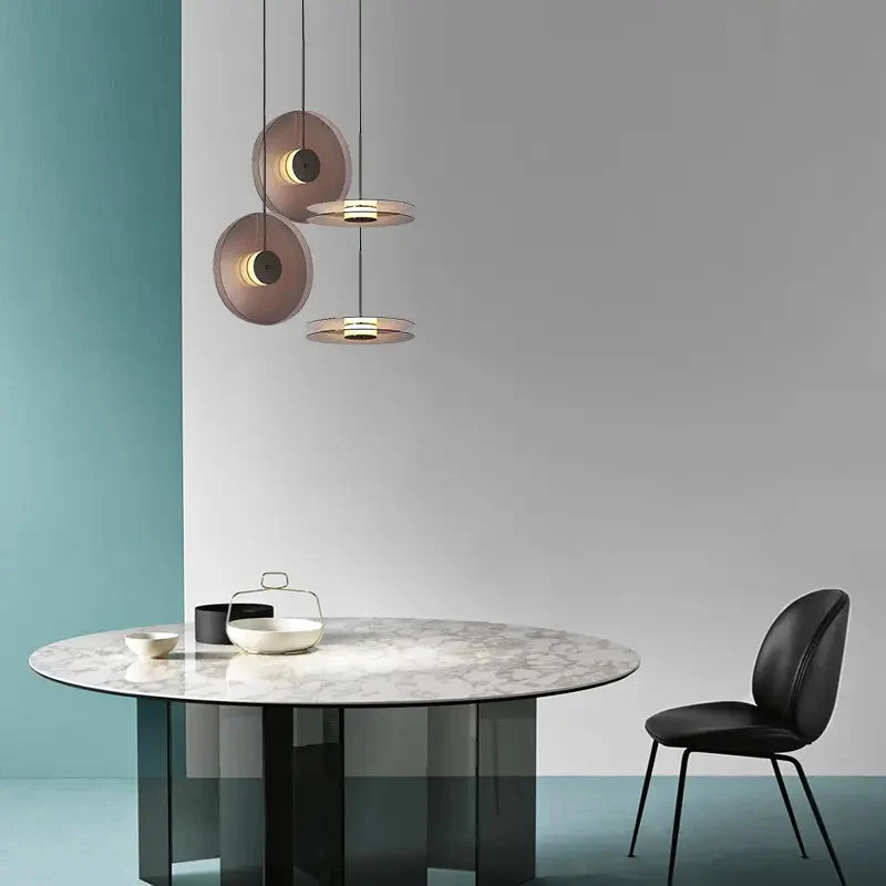 Postmodern creative glass art bedside small chandelier creative dining room bedroom living room entrance designer chandelier