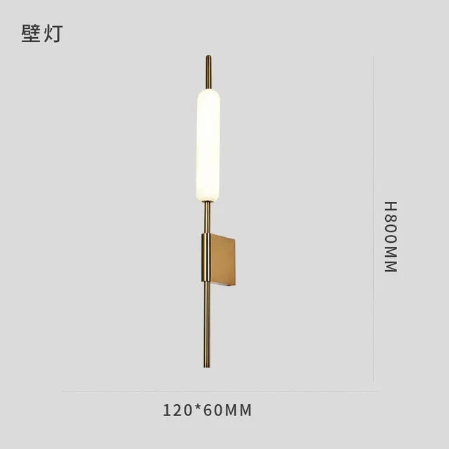Minimalist decor pendant lights Nordic Home Bedroom Bedside Decoration Brass For Living room Modern Led pendant light Fixtures