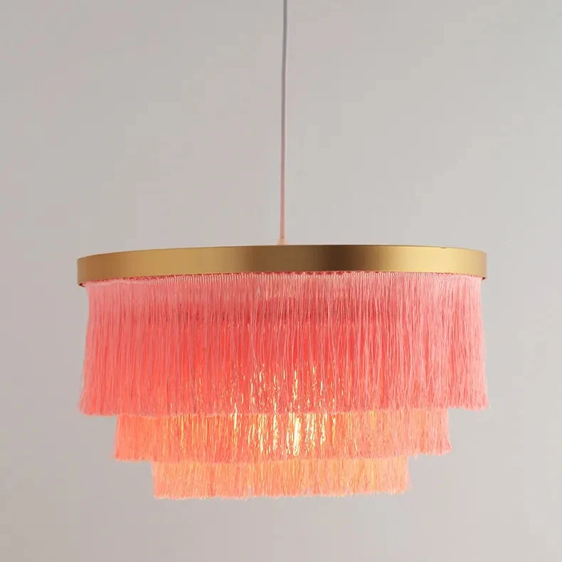 Modern Chandelier Lighting Dining room Bar Kitchen fringe lamp suspension Decoration Pendant Light Creative led pendant lights