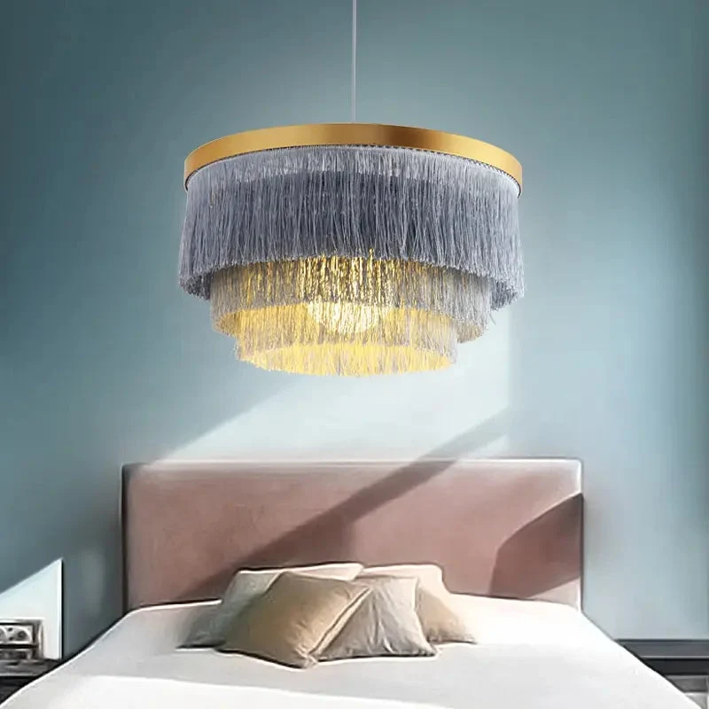 Modern Chandelier Lighting Dining room Bar Kitchen fringe lamp suspension Decoration Pendant Light Creative led pendant lights