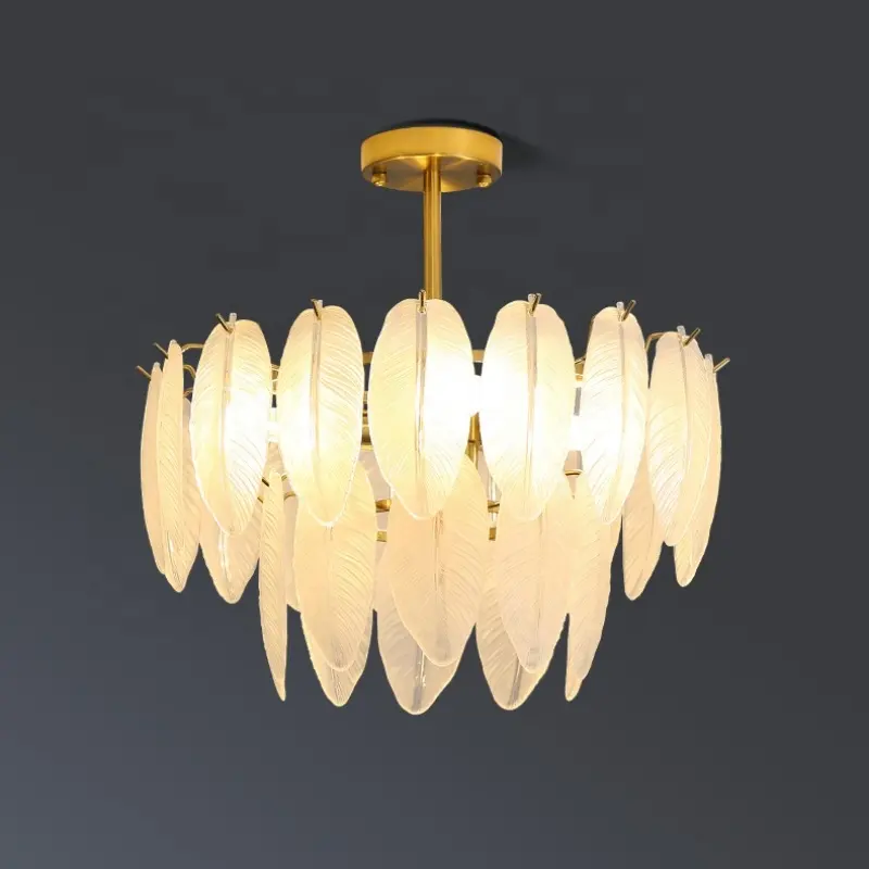 Glass Chandelier Modern Chandelier Light