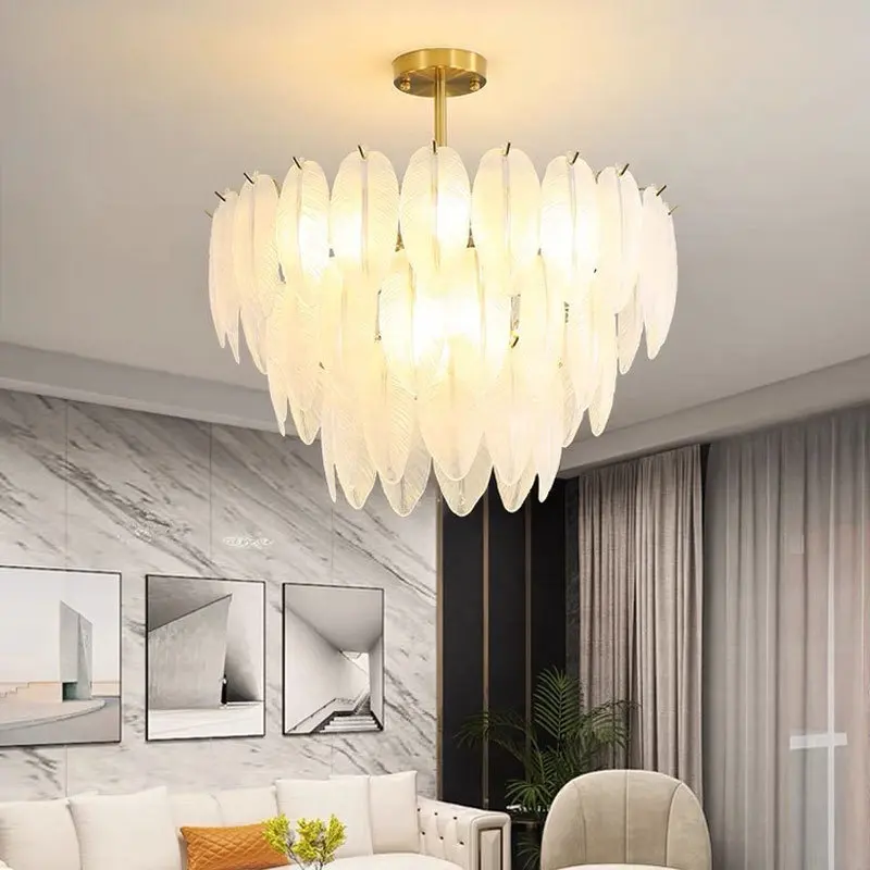 Glass Chandelier Modern Chandelier Light