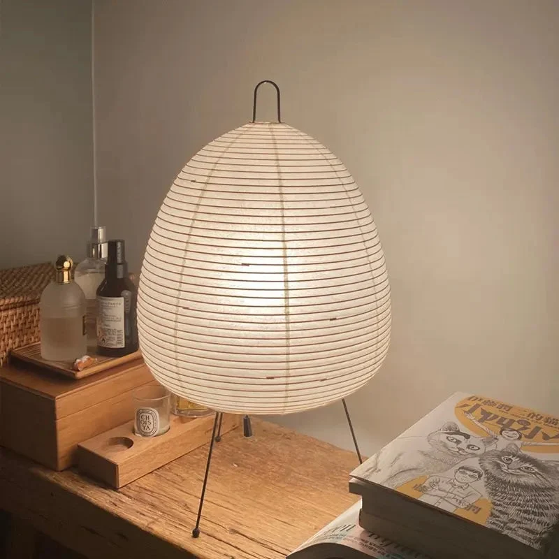 Japanese Rice Paper Lantern Led Table Lamp Living Room Bedroom Bedside Study Hotel Desk Lamps Art Crnoveltytripod Floor Lamp 95