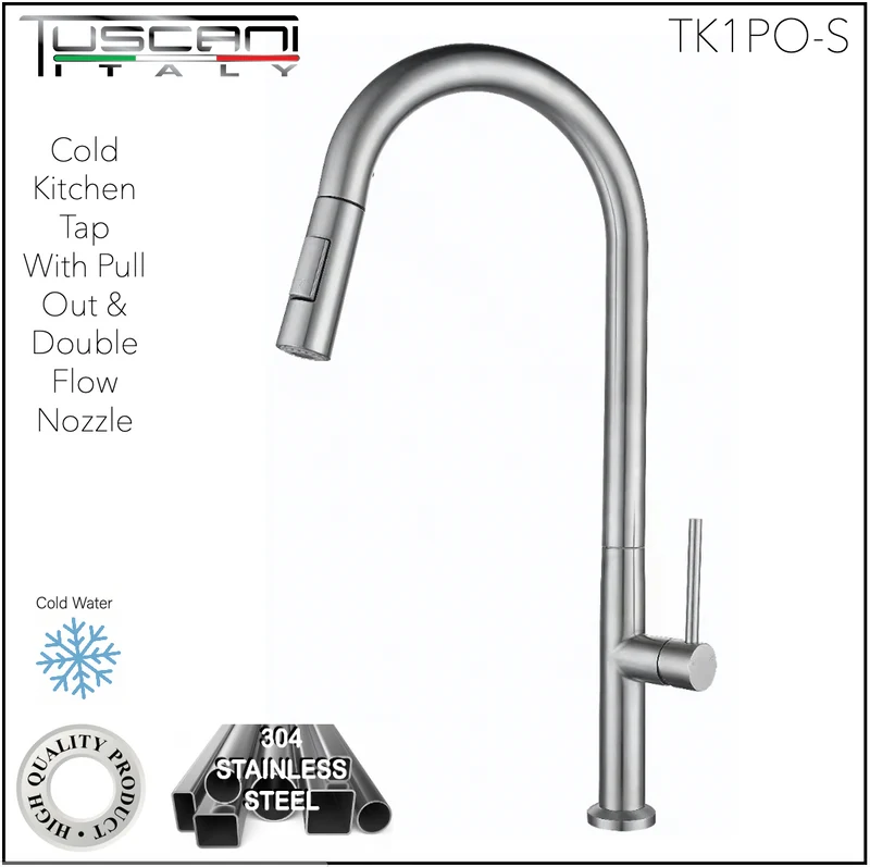 TK1PO-S - Kitania Series Pull Out Kitchen Cold Tap
