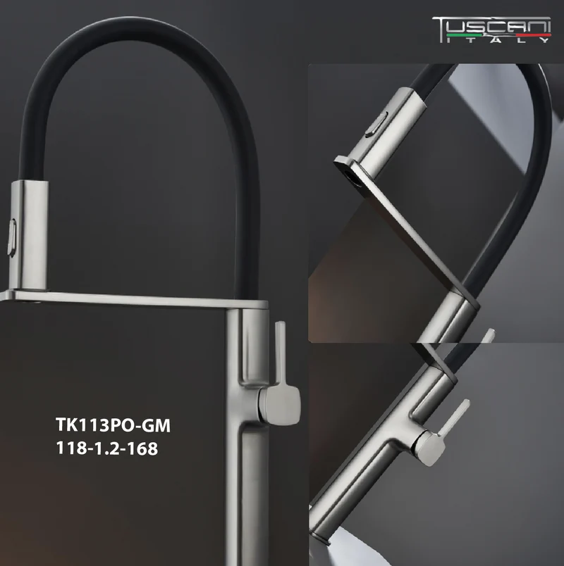TK113PO - Kitania Series Pull Out Kitchen Mixer