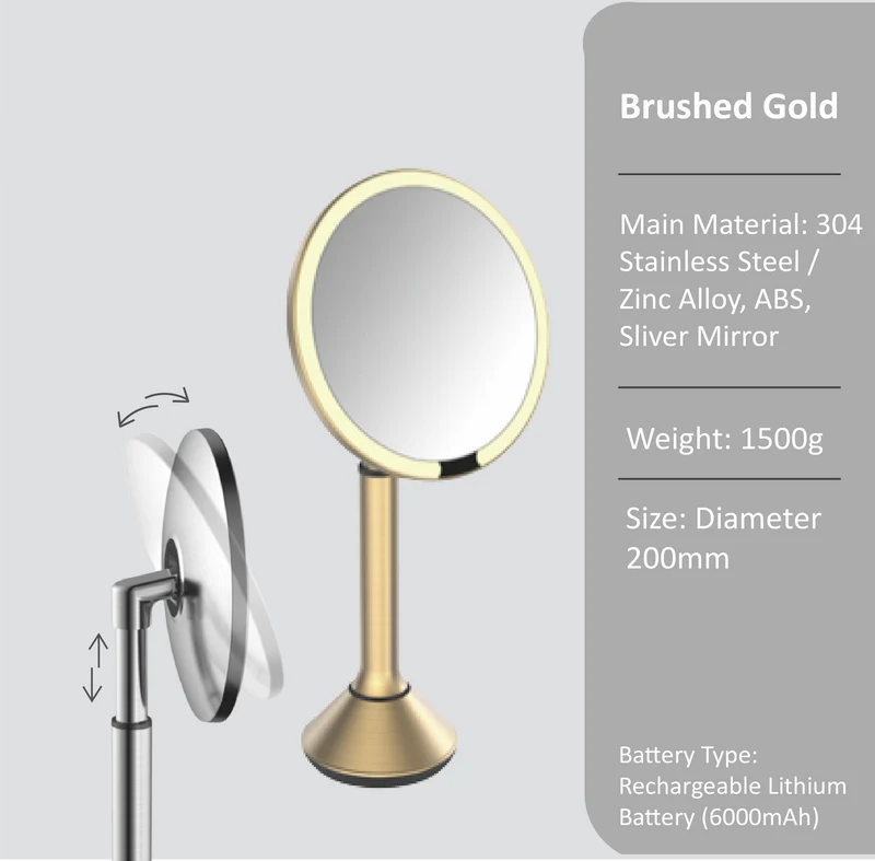 Tuscani JAVA TJ-8880 Desktop Design Makeup Mirror