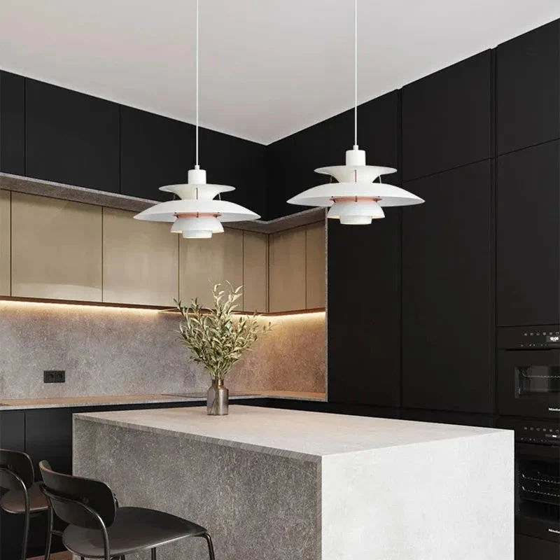 Modern design Pendant Light Colorful Umbrella shape Led Suspend lamp for Living room Parlor Foyer Lustres Lampadario Luminaire