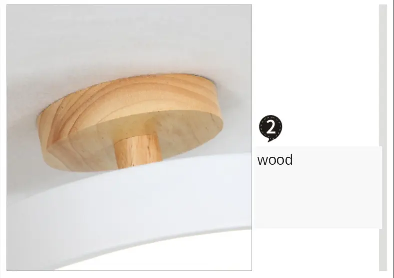 Ceiling Lights Modern Led Nordic Wood Lighting