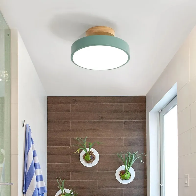 Ceiling Lights Modern Led Nordic Wood Lighting