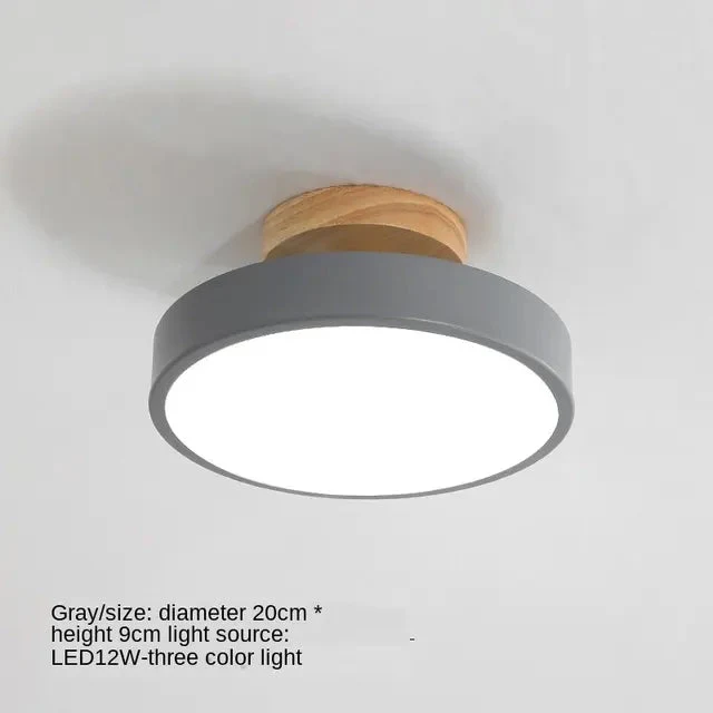 Ceiling Lights Modern Led Nordic Wood Lighting Fixture