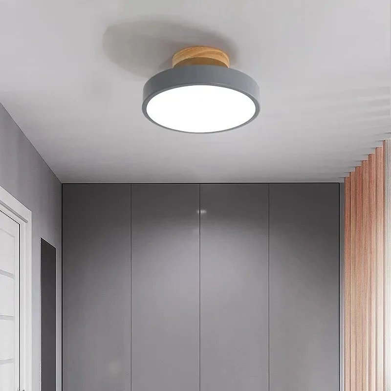 Ceiling Lights Modern Led Nordic Wood Lighting Fixture