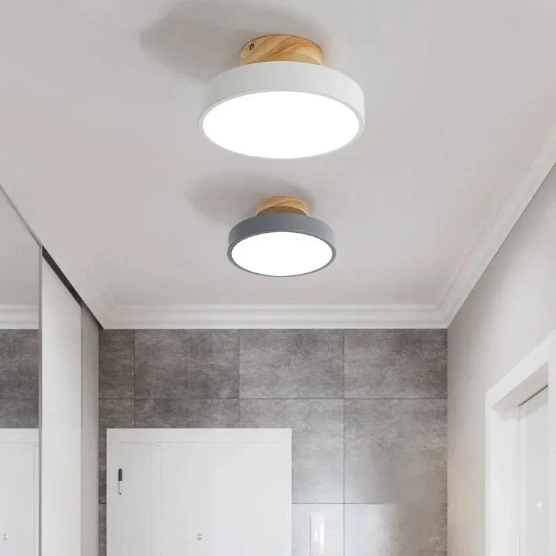 Ceiling Lights Modern Led Nordic Wood Lighting Fixture