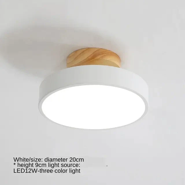 Ceiling Lights Modern Led Nordic Wood Lighting Fixture