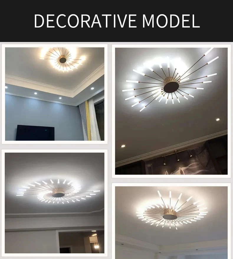 Fireworks led Modern LED Ceiling Chandelier