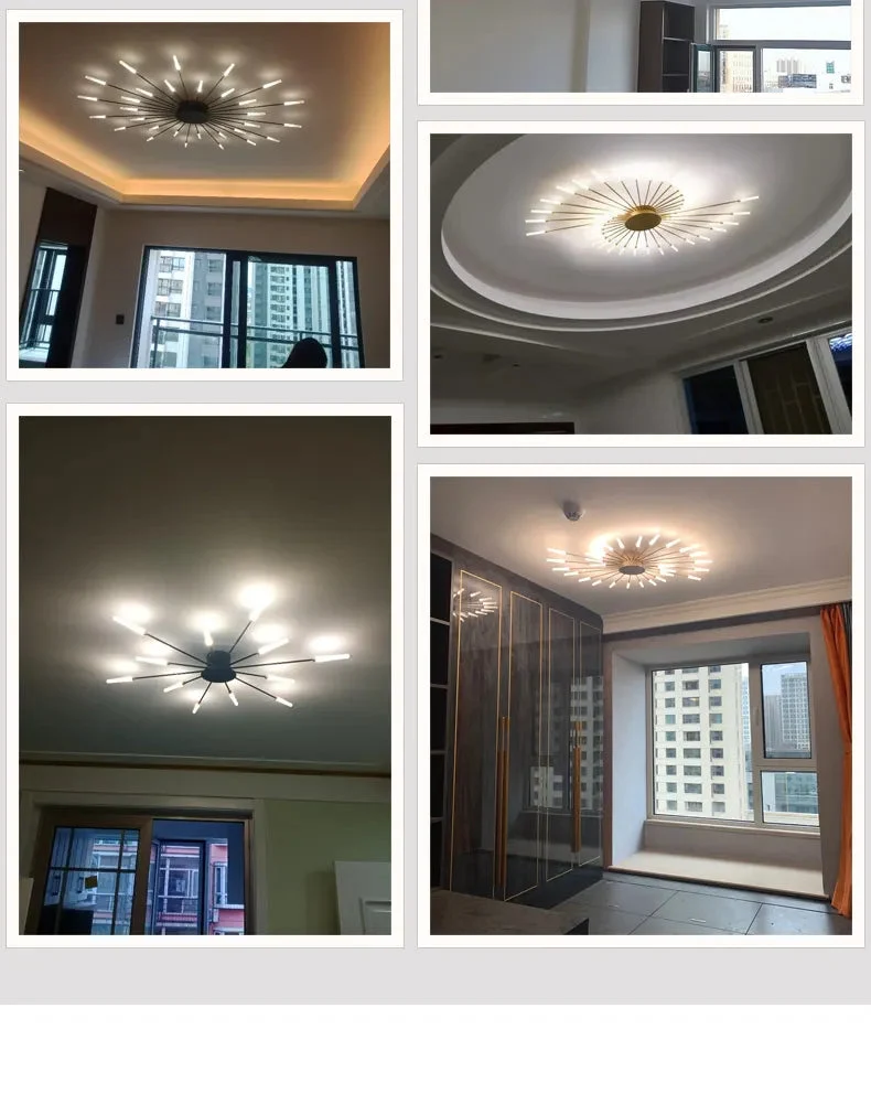 Fireworks led Modern LED Ceiling Chandelier