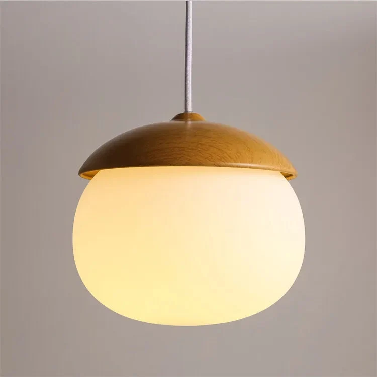 Nordic nut chandelier creative personality restaurant bar restaurant lamp glass chandelier