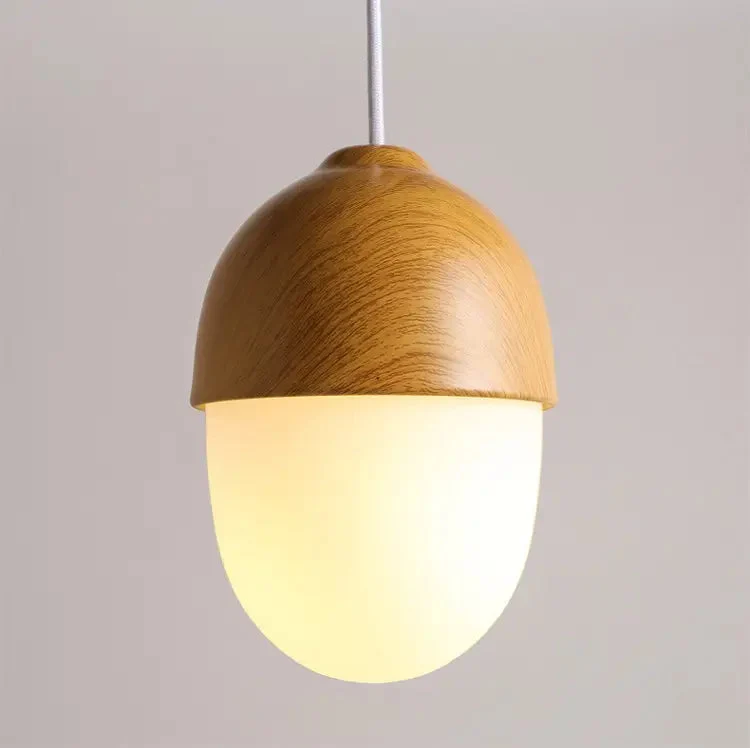 Nordic nut chandelier creative personality restaurant bar restaurant lamp glass chandelier