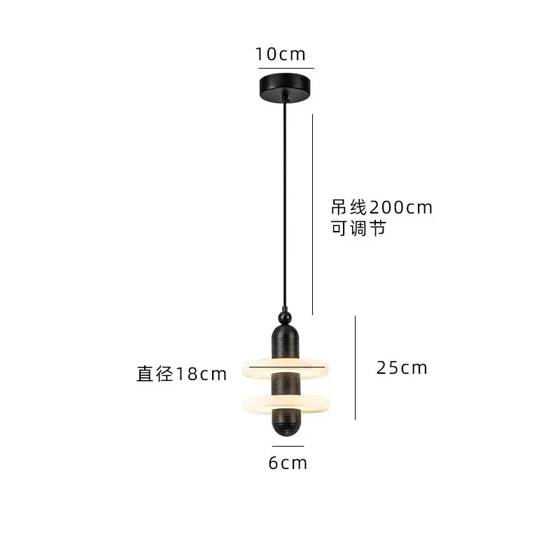 Modern chandelier Natural Marble LED Pendant Lights Aluminum Drop For Dinging Room Hotel Bedside Hanging Lamp Cord Adjustable