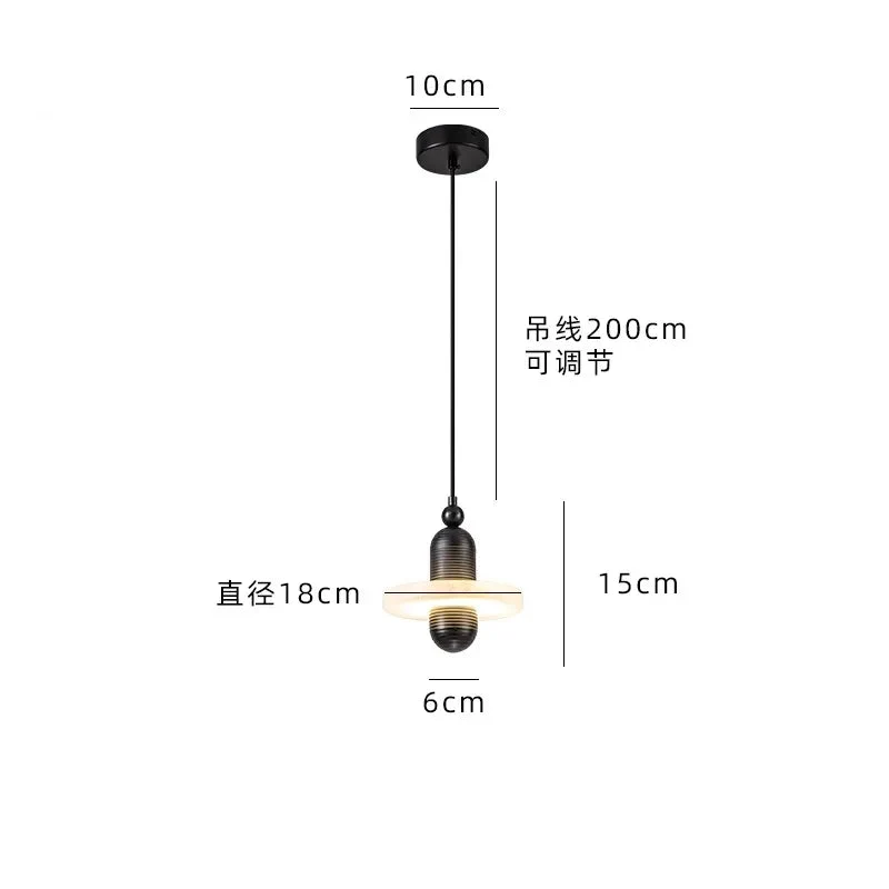 Modern chandelier Natural Marble LED Pendant Lights Aluminum Drop For Dinging Room Hotel Bedside Hanging Lamp Cord Adjustable