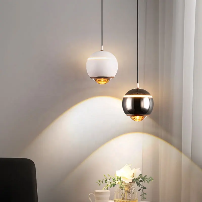 Modern Chandeliers & Pendant Lights Restaurant Bar Pendant Light Simple Creative Small Ball Living Room Bedroom Bedside Lamp