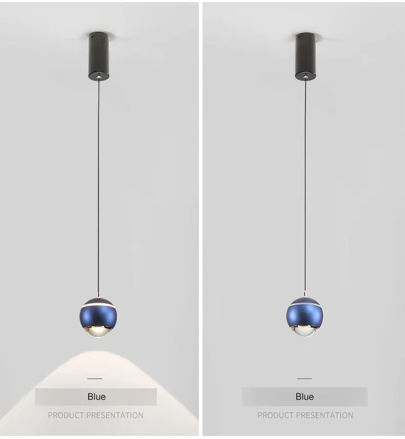 Modern Chandeliers & Pendant Lights Restaurant Bar Pendant Light Simple Creative Small Ball Living Room Bedroom Bedside Lamp