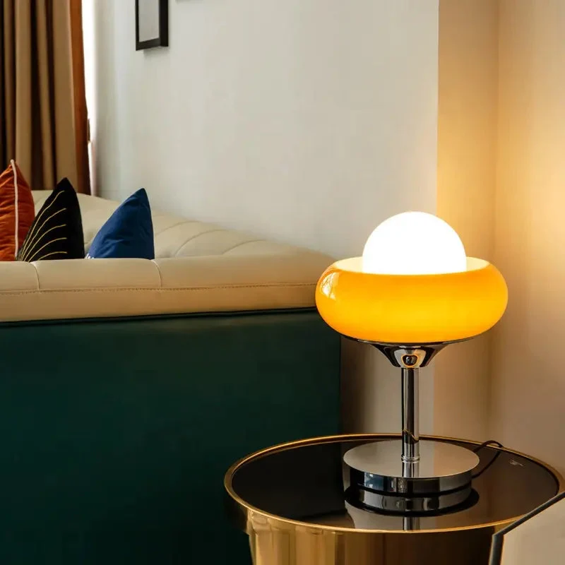 Egg Tart Lamp Retro Medieval Style Decoration Creative Luxury LED
