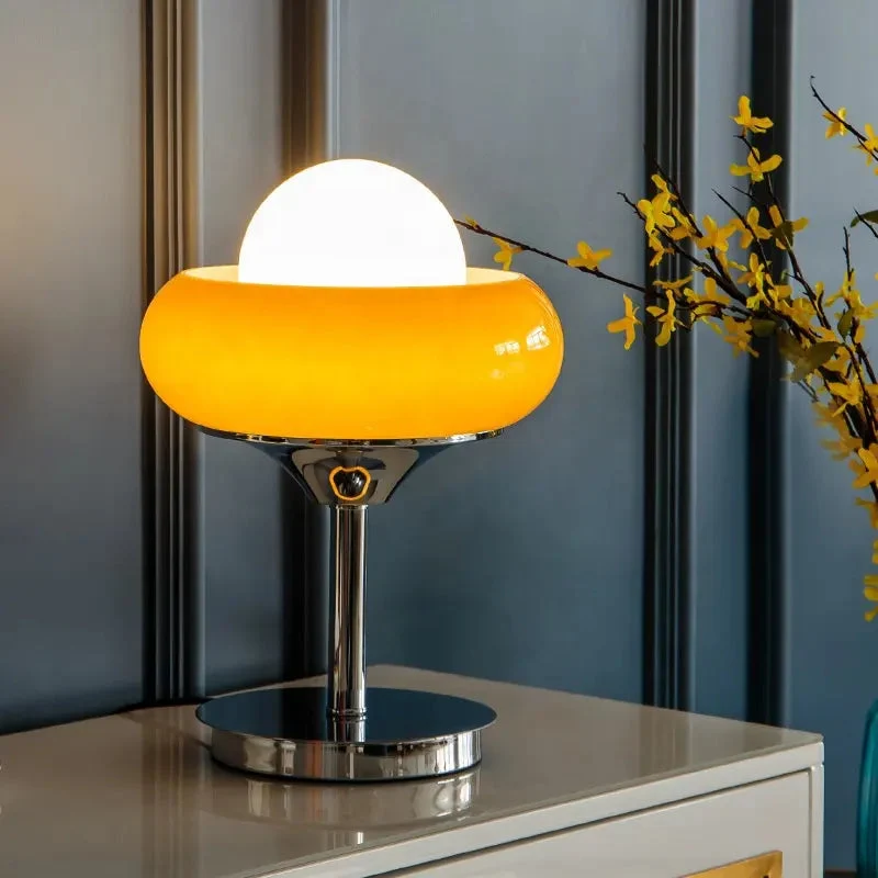 Egg Tart Lamp Retro Medieval Style Decoration Creative Luxury LED