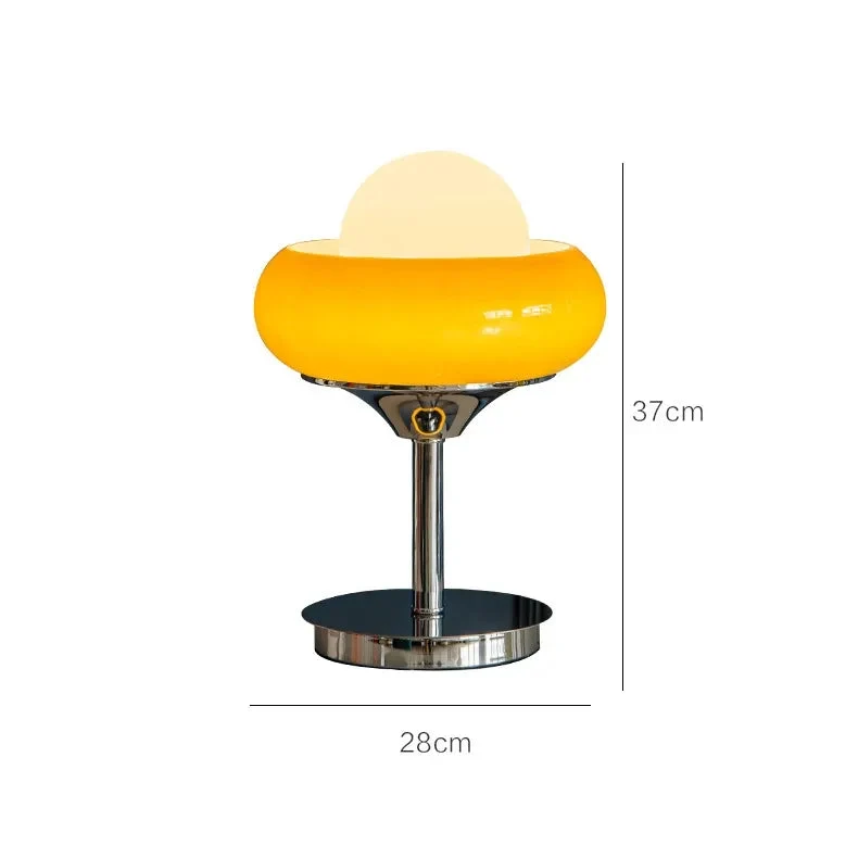 Egg Tart Lamp Retro Medieval Style Decoration Creative Luxury LED