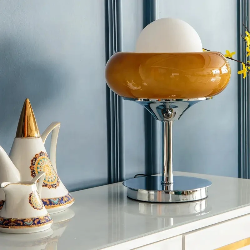 Egg Tart Lamp Retro Medieval Style Decoration Creative Luxury LED