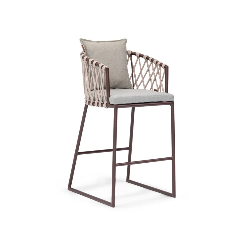 Sancrea Solaris 607- Aluminium & Rope Accent Armchair