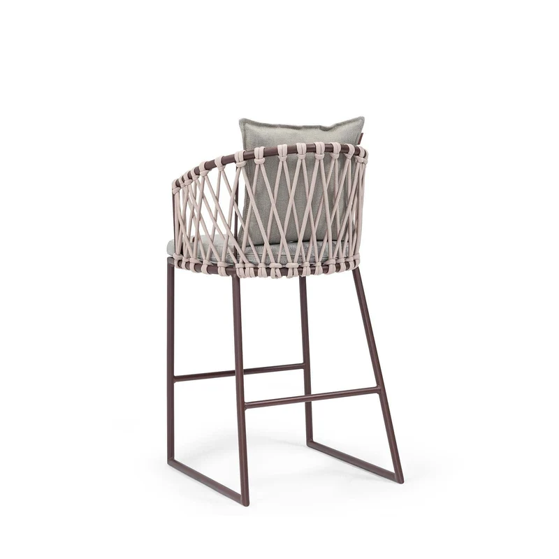Sancrea Solaris 607- Aluminium & Rope Accent Armchair