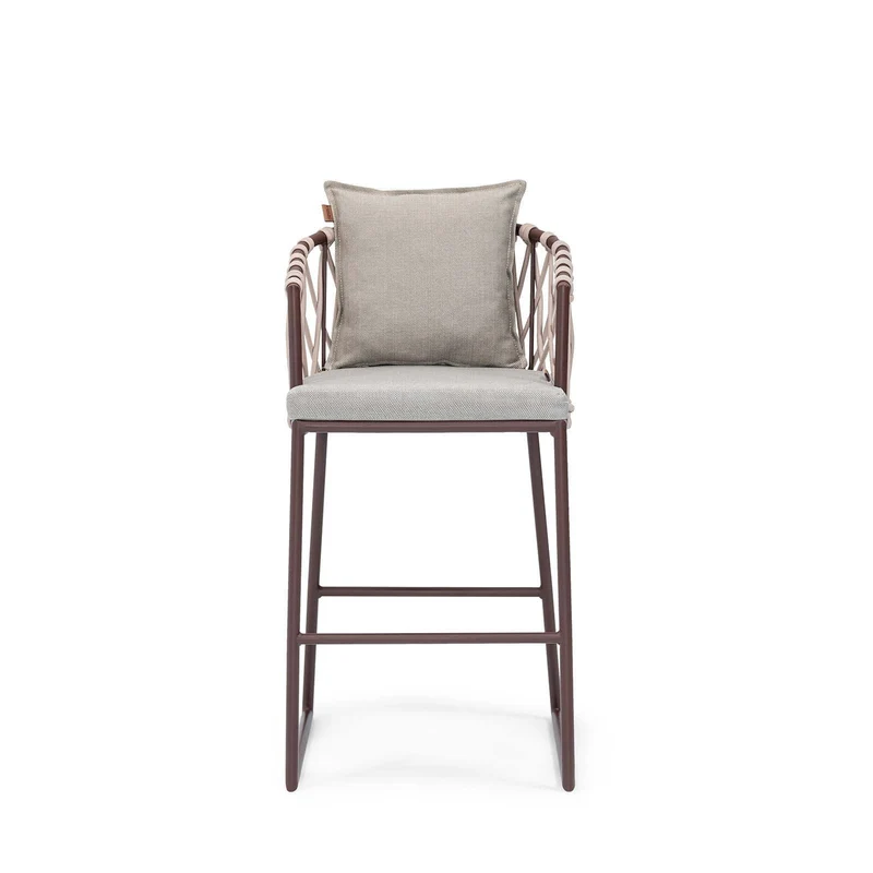 Sancrea Solaris 607- Aluminium & Rope Accent Armchair